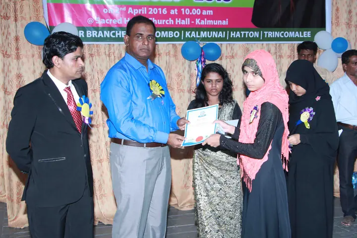 Photograph from the 2nd Certificate Awarding Ceremony in Kalmunai