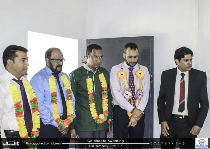 Photograph from the 7th Certificate Awarding Ceremony in Kalmunai