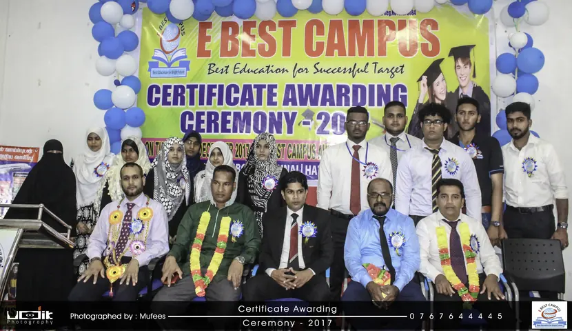 Photograph from the 7th Certificate Awarding Ceremony in Kalmunai