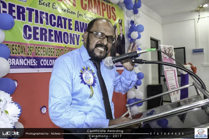 Photograph from the 7th Certificate Awarding Ceremony in Kalmunai