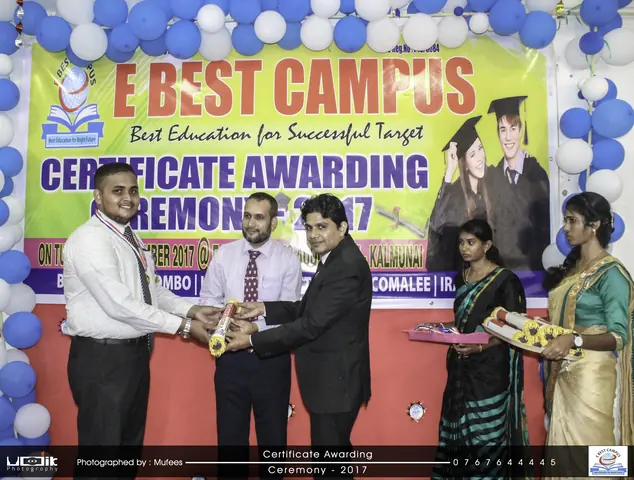 Photograph from the 7th Certificate Awarding Ceremony in Kalmunai