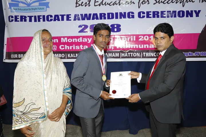 Photograph from the 8th Certificate Awarding Ceremony in Kalmunai