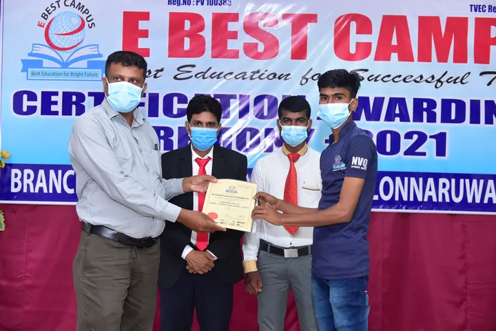 Photograph from the 13th Certificate Awarding Ceremony in Polonnaruwa
