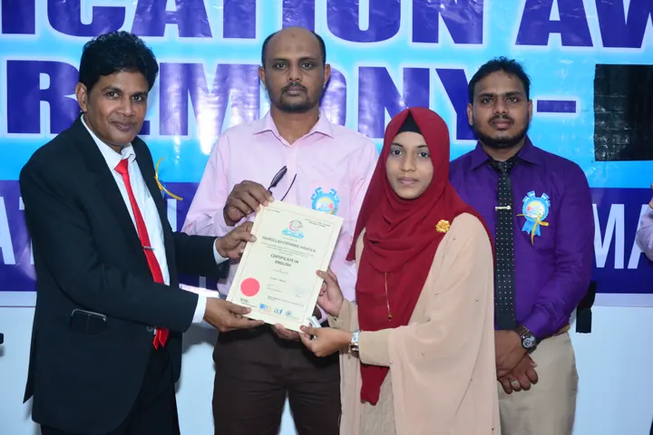 Photograph from the 15th Certificate Awarding Ceremony in Kalmunai