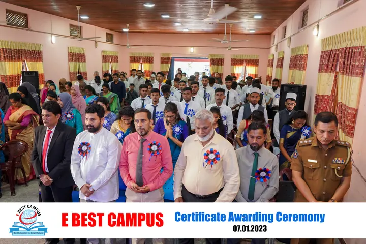 Photograph from the 16th Certificate Awarding Ceremony in Kalmunai