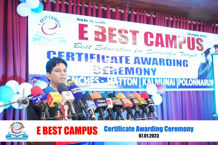 Photograph from the 16th Certificate Awarding Ceremony in Kalmunai