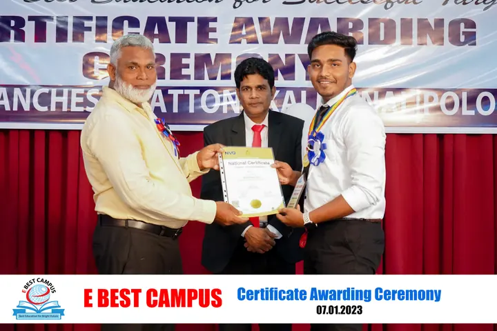 Photograph from the 16th Certificate Awarding Ceremony in Kalmunai