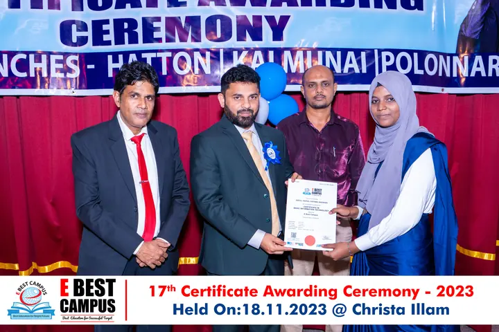 Photograph from the 17th Certificate Awarding Ceremony in Kalmunai