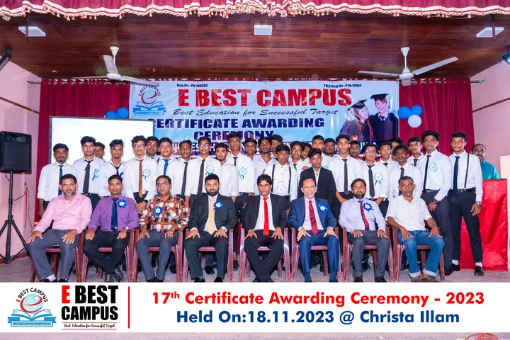 Photograph from the 17th Certificate Awarding Ceremony in Kalmunai