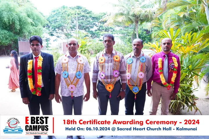Photograph from the 18th Certificate Awarding Ceremony in Kalmunai