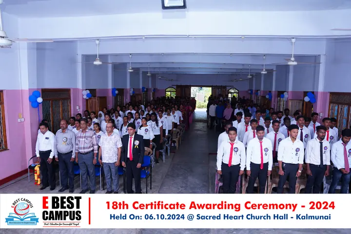 Photograph from the 18th Certificate Awarding Ceremony in Kalmunai