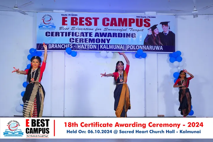 Photograph from the 18th Certificate Awarding Ceremony in Kalmunai