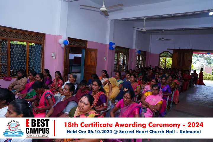 Photograph from the 18th Certificate Awarding Ceremony in Kalmunai