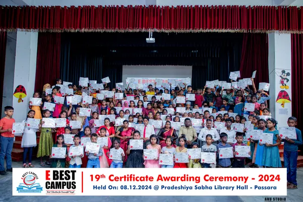19th Certificate Awarding Ceremony in Passara