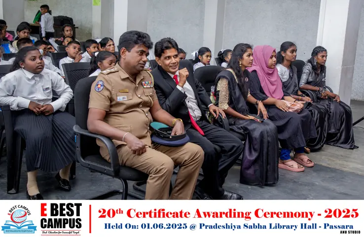 Photograph from the 20th Certificate Awarding Ceremony in Passara
