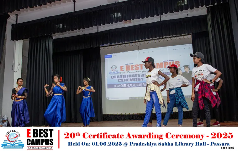 Photograph from the 20th Certificate Awarding Ceremony in Passara