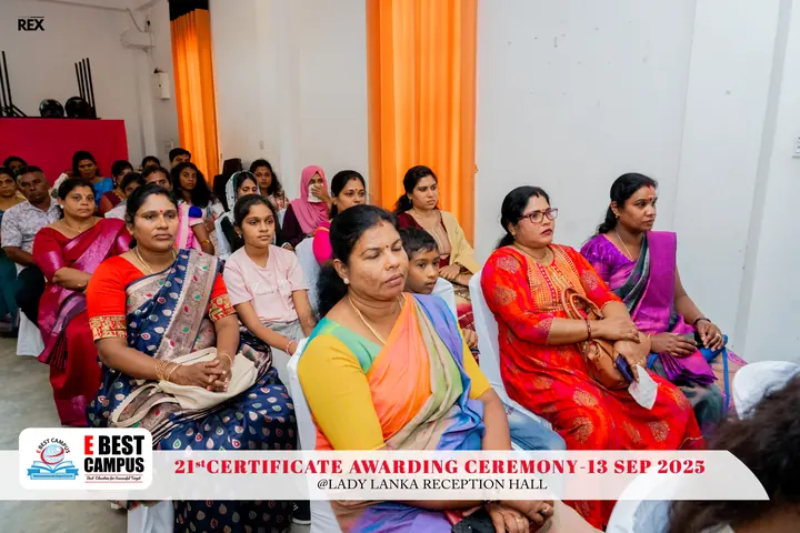 Photograph from the 21st Certificate Awarding Ceremony in Kalmunai