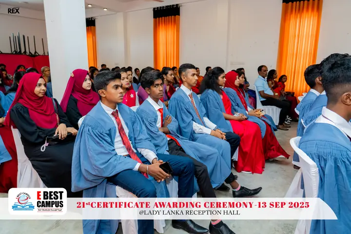 Photograph from the 21st Certificate Awarding Ceremony in Kalmunai