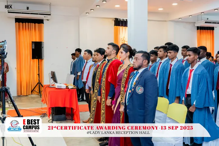 Photograph from the 21st Certificate Awarding Ceremony in Kalmunai