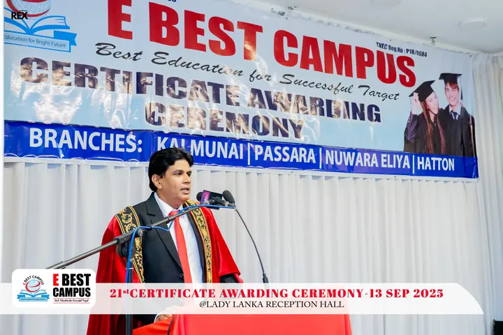 Photograph from the 21st Certificate Awarding Ceremony in Kalmunai