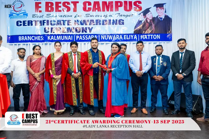 Photograph from the 21st Certificate Awarding Ceremony in Kalmunai