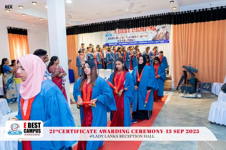 Photograph from the 21st Certificate Awarding Ceremony in Kalmunai
