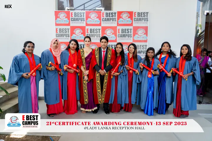 Photograph from the 21st Certificate Awarding Ceremony in Kalmunai