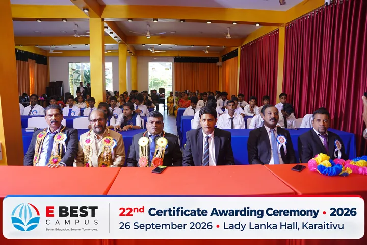 Photograph from the 22nd Certificate Awarding Ceremony in Kalmunai