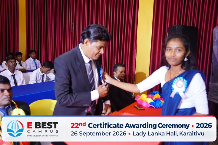 Photograph from the 22nd Certificate Awarding Ceremony in Kalmunai