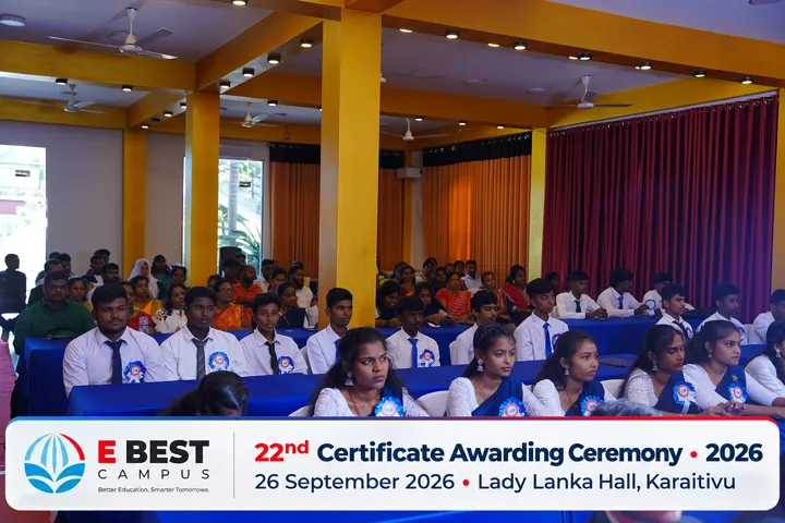 Photograph from the 22nd Certificate Awarding Ceremony in Kalmunai