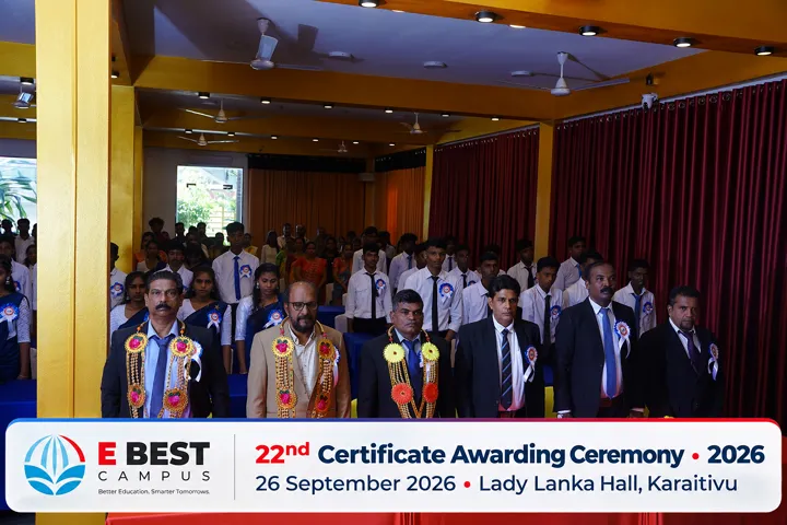 Photograph from the 22nd Certificate Awarding Ceremony in Kalmunai