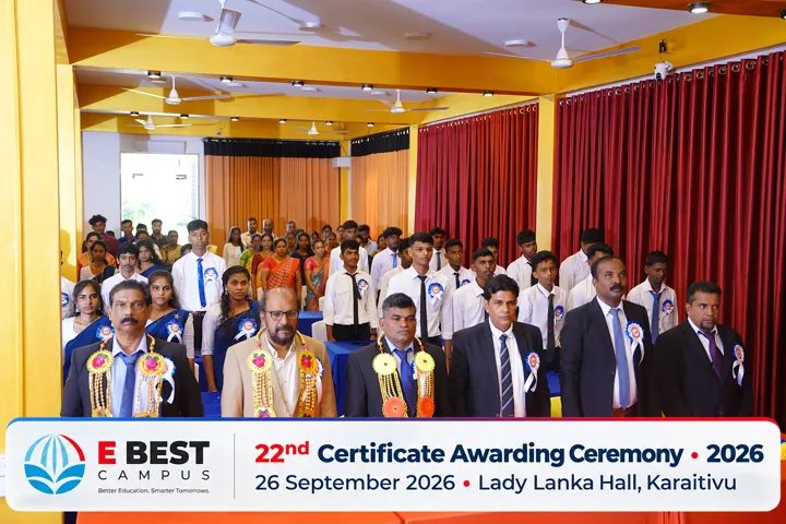 Photograph from the 22nd Certificate Awarding Ceremony in Kalmunai