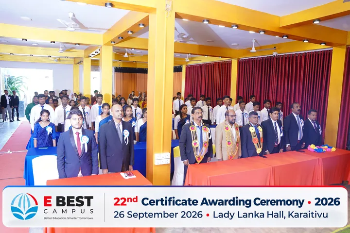 Photograph from the 22nd Certificate Awarding Ceremony in Kalmunai
