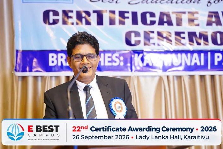Photograph from the 22nd Certificate Awarding Ceremony in Kalmunai