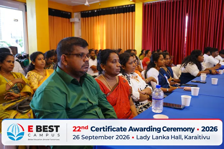 Photograph from the 22nd Certificate Awarding Ceremony in Kalmunai