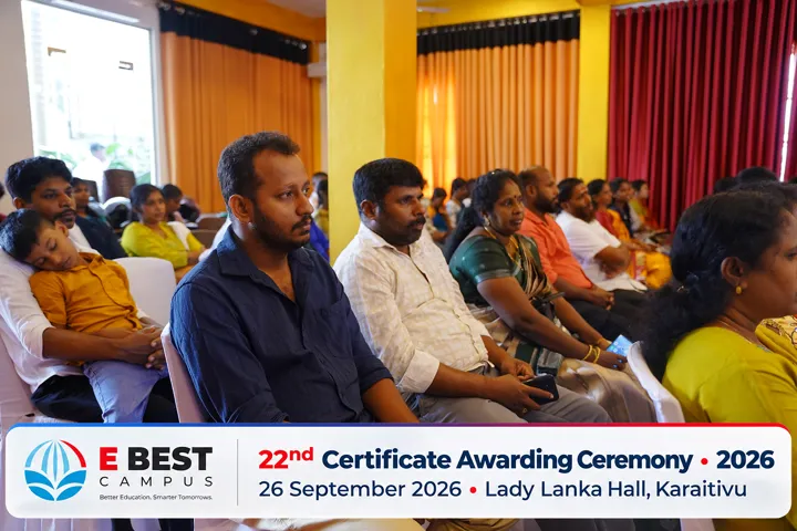 Photograph from the 22nd Certificate Awarding Ceremony in Kalmunai