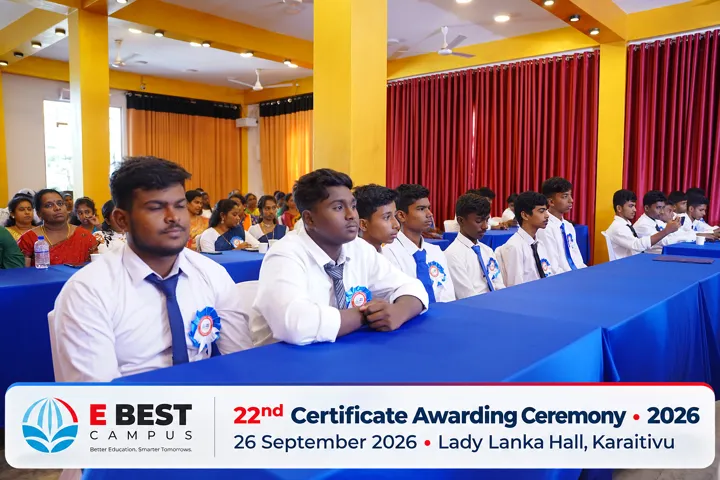 Photograph from the 22nd Certificate Awarding Ceremony in Kalmunai