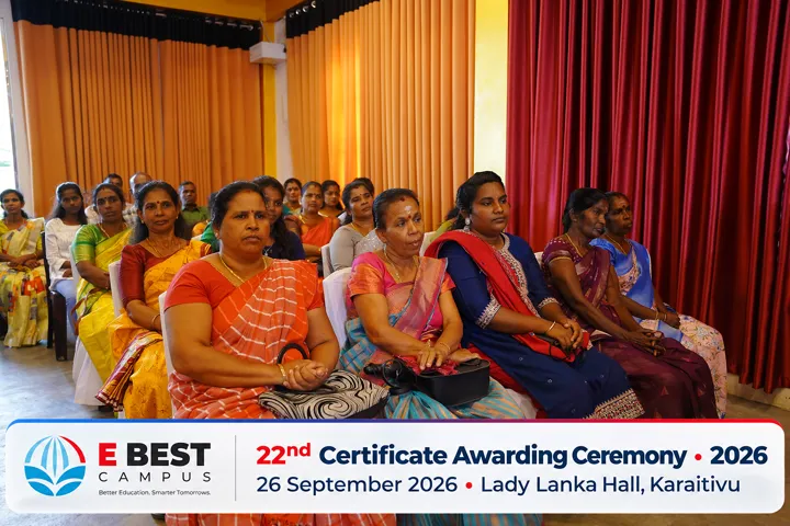 Photograph from the 22nd Certificate Awarding Ceremony in Kalmunai