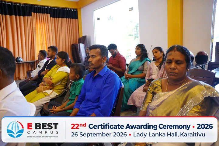 Photograph from the 22nd Certificate Awarding Ceremony in Kalmunai