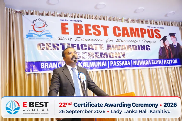 Photograph from the 22nd Certificate Awarding Ceremony in Kalmunai
