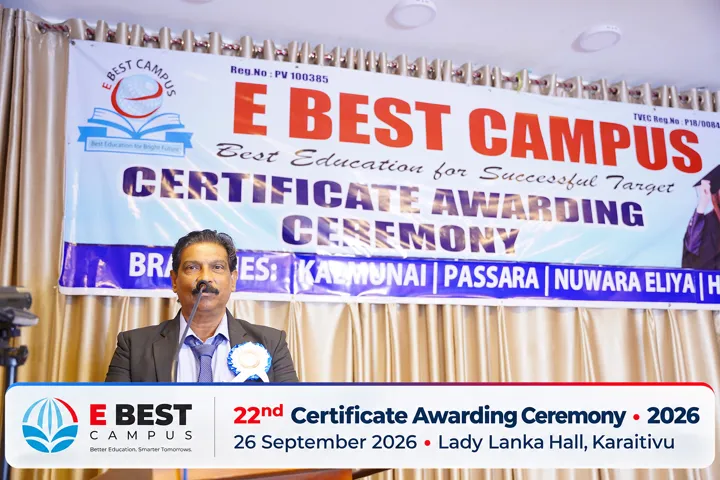 Photograph from the 22nd Certificate Awarding Ceremony in Kalmunai