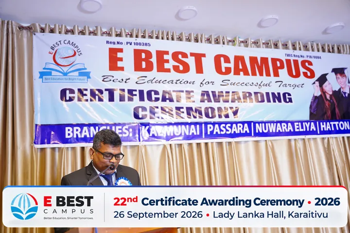 Photograph from the 22nd Certificate Awarding Ceremony in Kalmunai