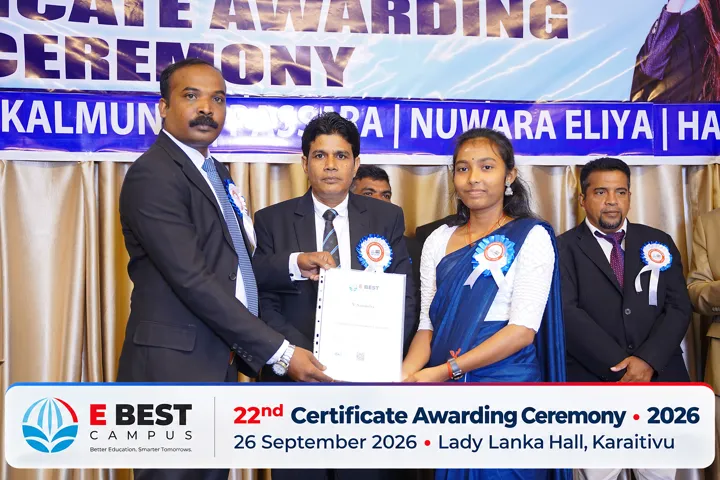 Photograph from the 22nd Certificate Awarding Ceremony in Kalmunai