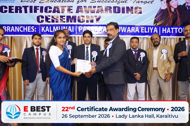 Photograph from the 22nd Certificate Awarding Ceremony in Kalmunai
