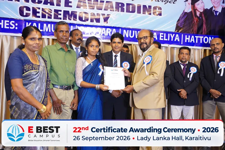 Photograph from the 22nd Certificate Awarding Ceremony in Kalmunai