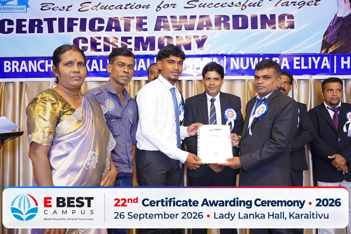 Photograph from the 22nd Certificate Awarding Ceremony in Kalmunai