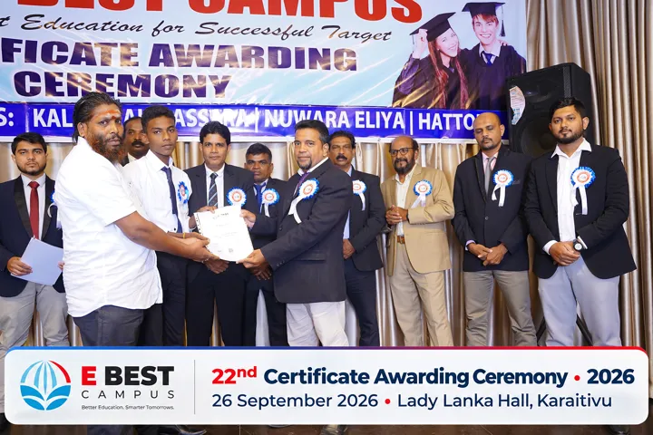 Photograph from the 22nd Certificate Awarding Ceremony in Kalmunai