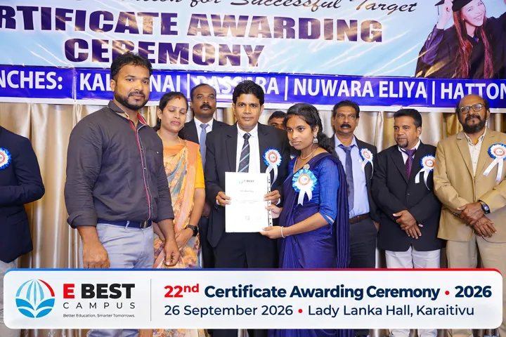 Photograph from the 22nd Certificate Awarding Ceremony in Kalmunai