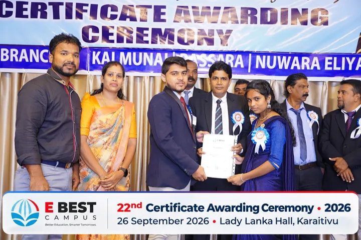 Photograph from the 22nd Certificate Awarding Ceremony in Kalmunai