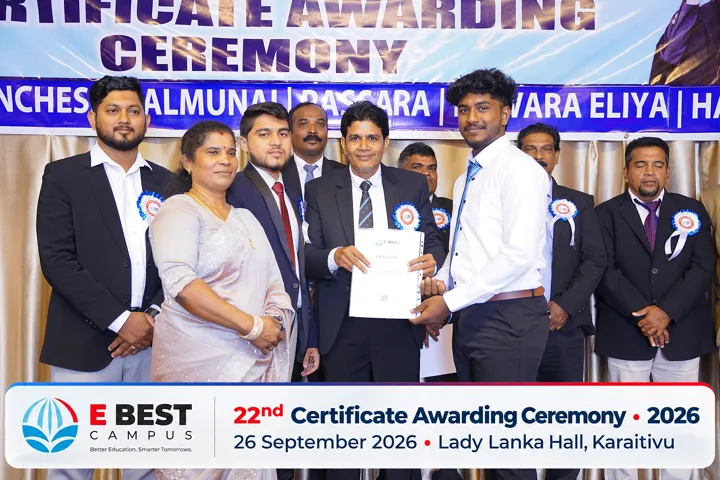 Photograph from the 22nd Certificate Awarding Ceremony in Kalmunai